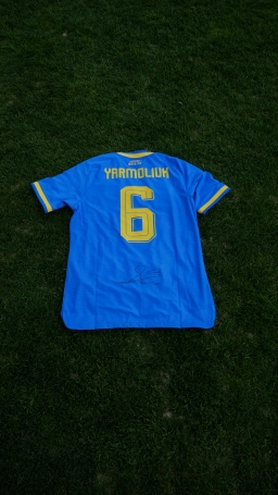 Футболка Ярмолюка з матчу Україна-Албанія (31.03.2026)