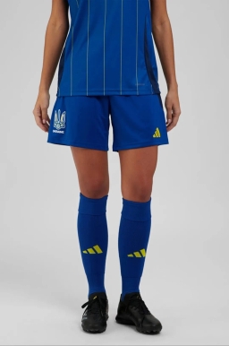 Жіночі виїзні шорти "Ukraine 24" Розмір: S, Color: Синій
