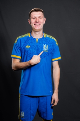 Футболка гравця збірної Розмір: S, Color: Синій, Гравець: Бондаренко