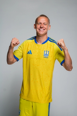 Футболка гравця збірної Розмір: S, Color: Синій, Гравець: Зінченко