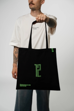 Шопер "12" чорний Color: Чорний, Розмір: One size