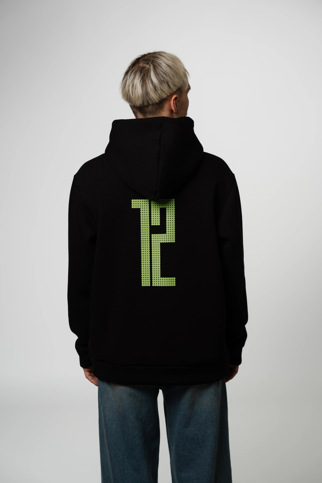 Худі утеплений "12" чорний Розмір: L, Color: Чорний