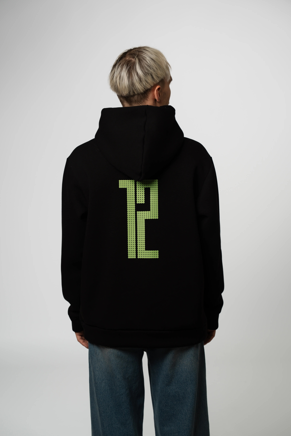 Худі утеплений "12" чорний Розмір: S-M, Color: Чорний