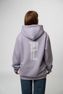 Худі утеплений "12" ліловий Розмір: L, Color: Ліловий