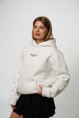 Худі утеплений "12" білий Розмір: L, Color: Білий