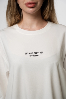 Футболка "12" біла Розмір: L, Color: Білий