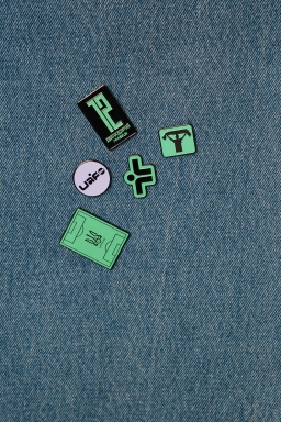 Пін прямокутний "Стадіон" Color: Зелений