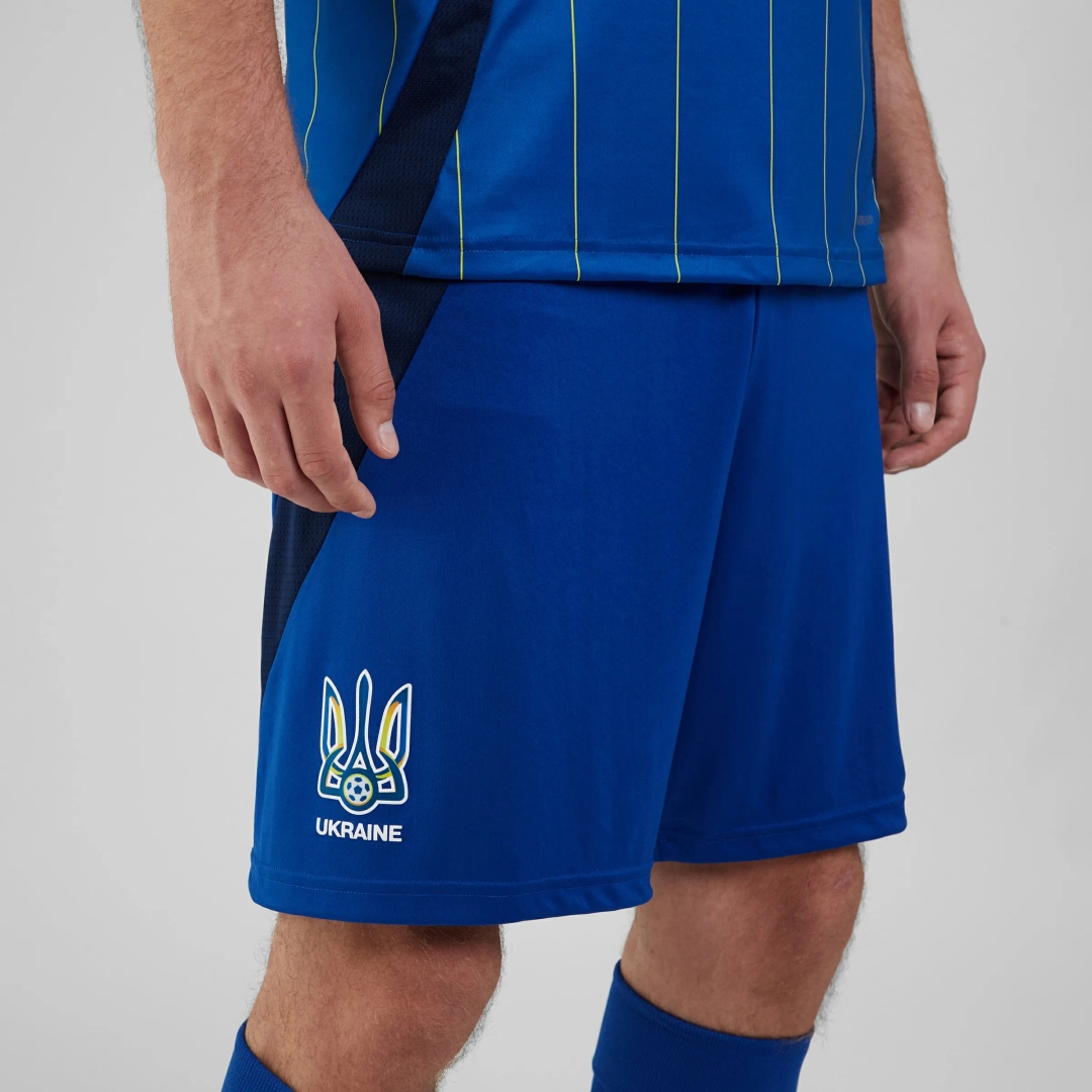 Чоловічі виїзні шорти "Ukraine 24" Розмір: S, Color: Синій