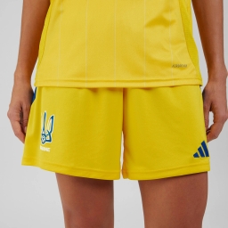 Жіночі домашні шорти "Ukraine 24" Розмір: S, Color: Жовтий