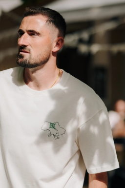 Футболка "НСК Олімпійський" Розмір: S-M, Color: Білий