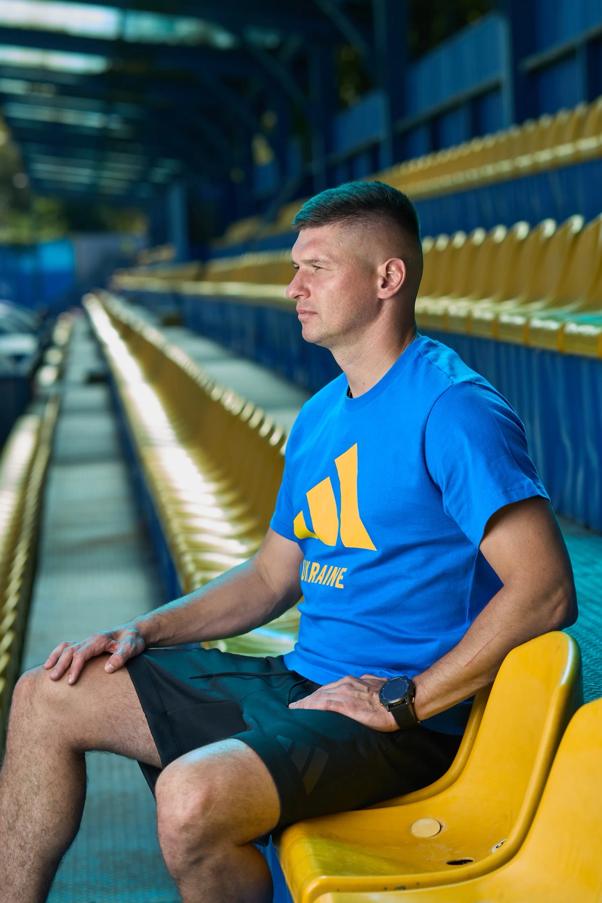 Футболка "Adidas Ukraine Sportswear" Розмір: S, Color: Синій