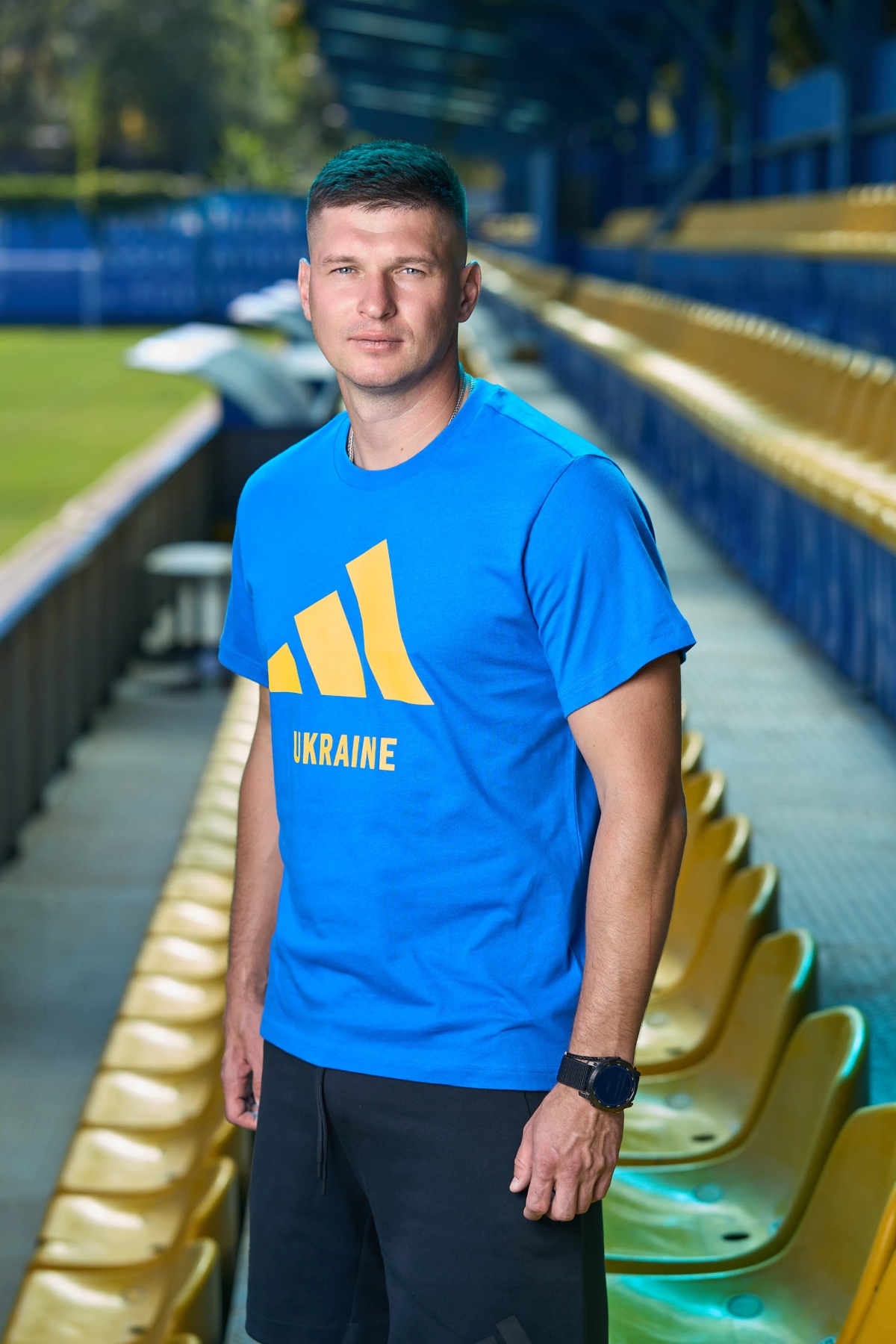Футболка "Adidas Ukraine Sportswear" Розмір: S, Color: Синій