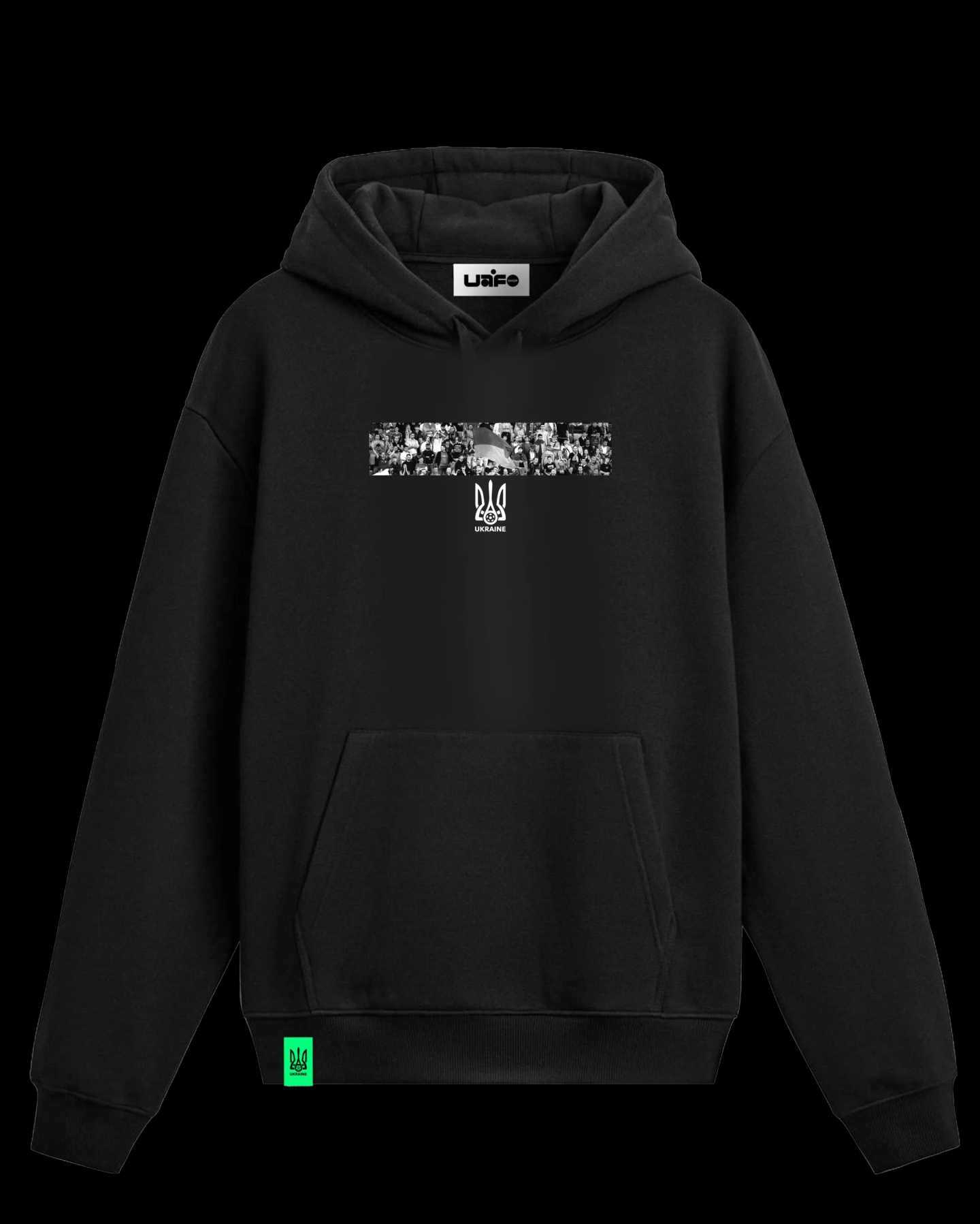 Худі утеплений "12" чорний