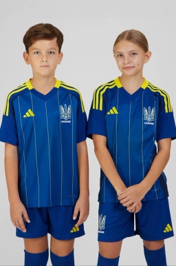 Виїзне джерсі "Ukraine 24" Kids Розмір: 128, Color: Синій Виїзне джерсі "Ukraine 24" Kids Розмір: 128, Color: Синій
