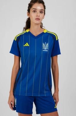 Жіноче виїзне Джерсі "Ukraine 24" Розмір: S, Color: Синій Жіноче виїзне Джерсі "Ukraine 24" Розмір: S, Color: Синій