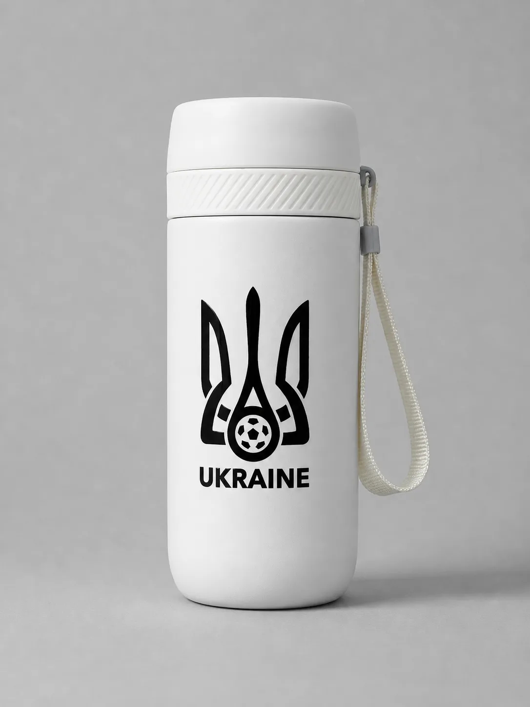 Термо-чашка збірна України Біла Термо-чашка збірна України Біла