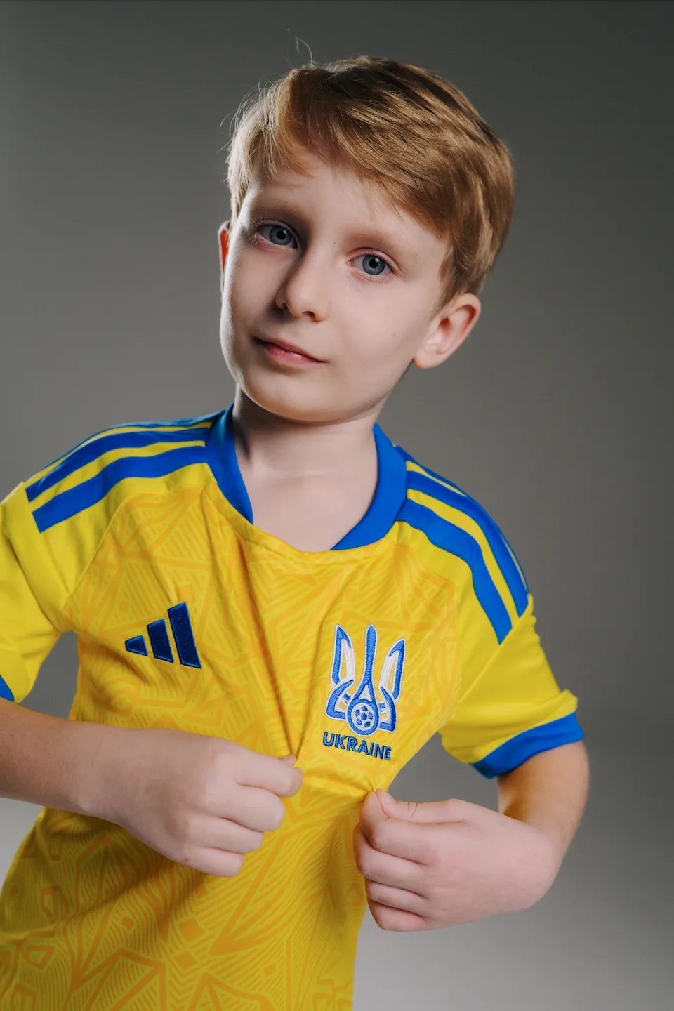 Домашнє джерсі Ukraine 26 Kids https://shop.uaf.ua Розмір: 128 Домашнє джерсі Ukraine 26 Kids Розмір: 128